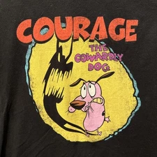 Courage The Cowardly Dog Monster Shadow T-Shirt Size Small Cartoon Network