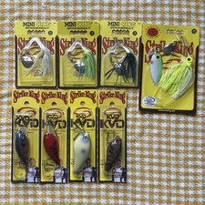 Strike King Crankbait Spinnerbait Soft Plastic Lot 10 Multicolor Lures 