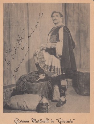 Giovanni Martinelli ca. 20x25 cm Signiertes Foto | Autogramm / Autograph [EW]