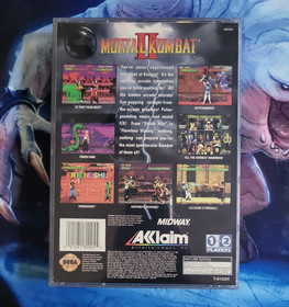 Mortal Kombat II (Sega Saturn, 1996) Complete Tested CIB