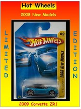 Hot Wheels 2009 Chevrolet Corvette ZR1 Blue 2008 New Models 9/40