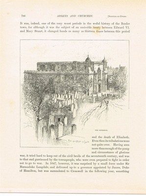 Holy Trinity, Berwick on Tweed, Exterior, Book Illustration (Print), c1891