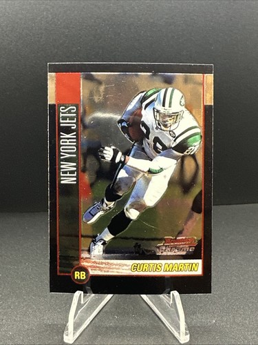 2002 Bowman Chrome Curtis Martin #4 card