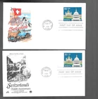 New Listing2 1991 Scott 2532 Switzerland 700th Anniv FDC's; Art Craft/Farnam cach