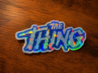 John Carpenter's THE THING Holographic Vinyl Sticker Decal