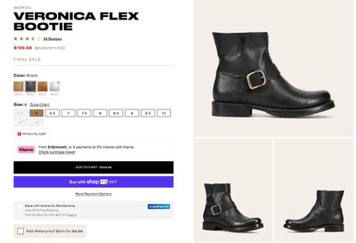 Frye Veronica Flex Black Leather Moto Biker Engineer Boots Booties Size 10 B