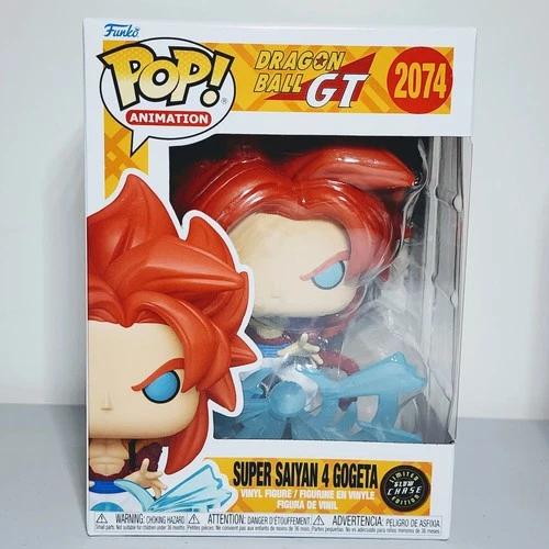Funko Pop: Dragon Ball GT - Super Saiyan 4 Gogeta #2074 Glow CHASE w/ Protector