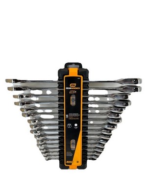 GearWrench 16 Piece Metric Combination Ratcheting Wrench Set Model 86928