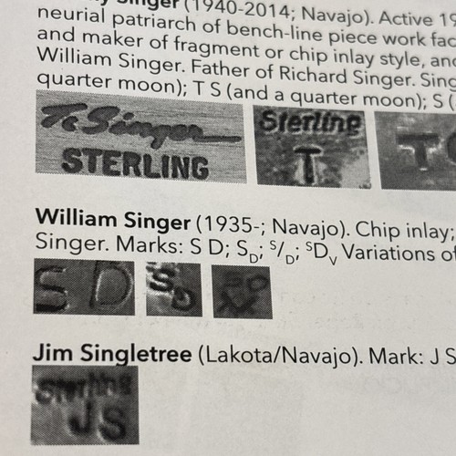 William Signer Navajo intarsiato turchese corallo chip orologio punte vintage sterling 11 - Foto 17 di 19