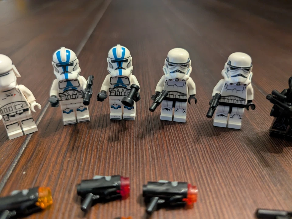 Lego 8 Minifigures Star Wars Lot Storm Snow Clone Death Transporter Battle Droid — 第 4/4 张图片