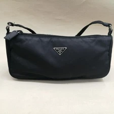 PRADA Nylon Shoulder Pouch MV633 Black