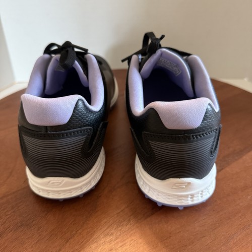 NEW Skechers Women's GO GOLF Pivot Spikeless Golf Shoes - SIZE 7.5 BLACK/PURPLE - Picture 6 of 11