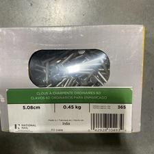 Pro-Fit  Framing Nails 6D x 2 in, Steel, Hot Dip Galvanized 1 lb Box 54138