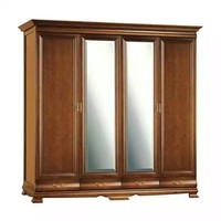 Kleiderschrank Schlafzimmer Schrank Braun Farbe Barock Rokoko SchräNke Neu