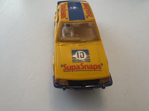 SCALEXTRIC - C446 - FORD ESCORT - XR3i - #10 Supa Snaps - Yellow & Blue - Picture 3 of 5