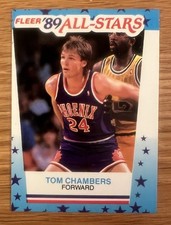 1989-90 Fleer - All-Stars Stickers Tom Chambers #11