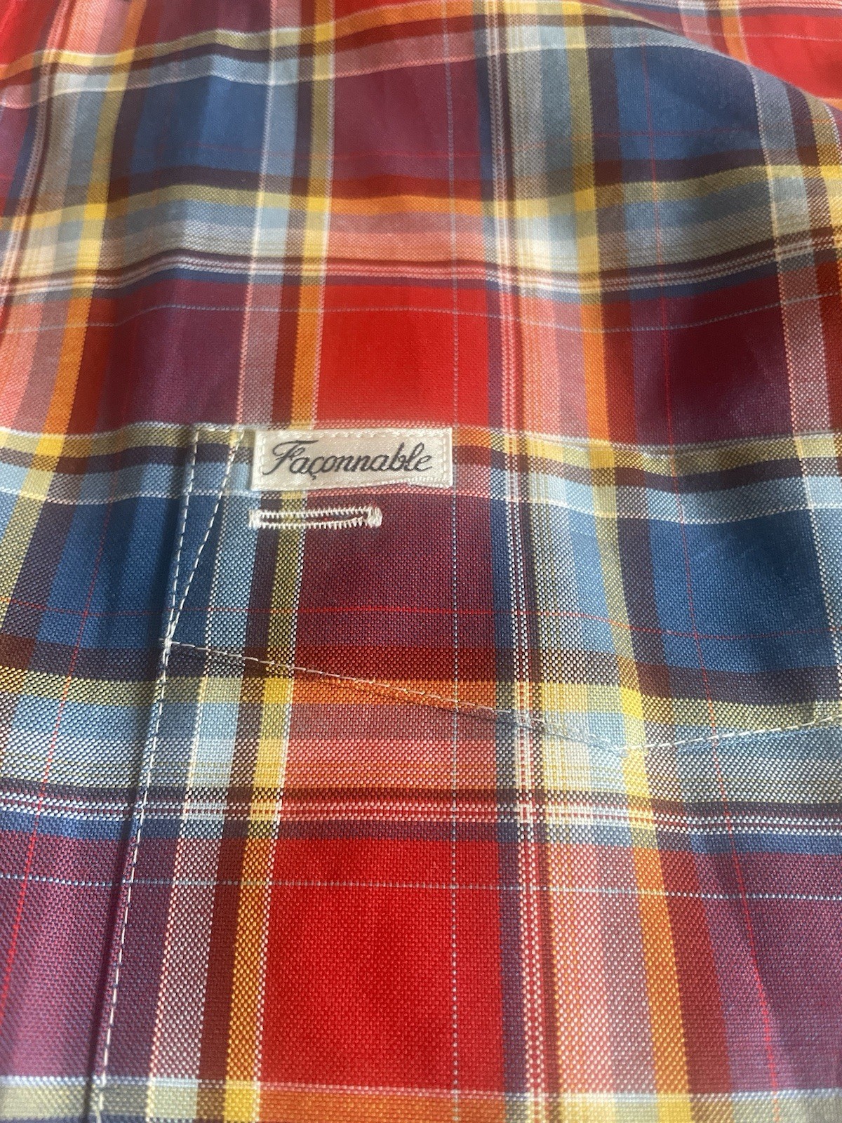 Faconnable Classique Button Down Collar Shirt in … - image 3