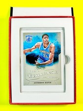 2012-13 Panini Brilliance Anthony Davis SILVER EMBOSSED RC SP - Hornets - HOF SP