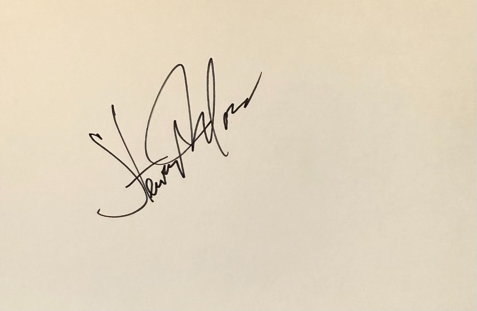 STEWART MOSS Signed Autograph 4x6 INDEX CARD Doctor Death: Seeker of Souls FUZZ