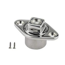 Heavy Duty 316 Stainless Steel Boat Marine Garboard Drain Plug Kit with Screws