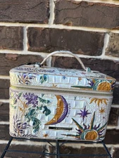 NWT Brahmin Vitality MELBOURNE CHARMAINE MAKE UP TOTE multi sun star moon Large