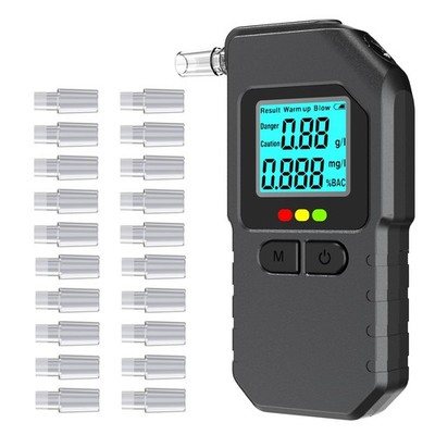 Breathalyzer, Portable BAC Tester with Digital LCD Display, Personal Breath A...