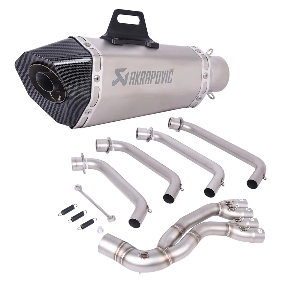 For Honda CBR650R CBR650F CB650R 2014-2022 Full System Exhaust Tips Header Pipe Foto 2 de 4