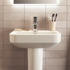 Ideal Standard i.Life S Compact 1 Tap Hole Full Pedestal Basin BUN/T518501/98310