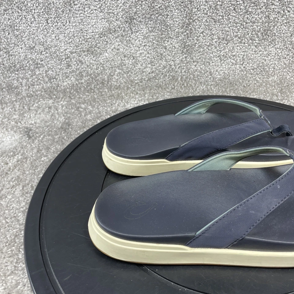 Sandalias Oakley para mujer talla 7 Nu'a Pi'o chanclas azul marino informales sin cordones tanga Foto 3 de 4