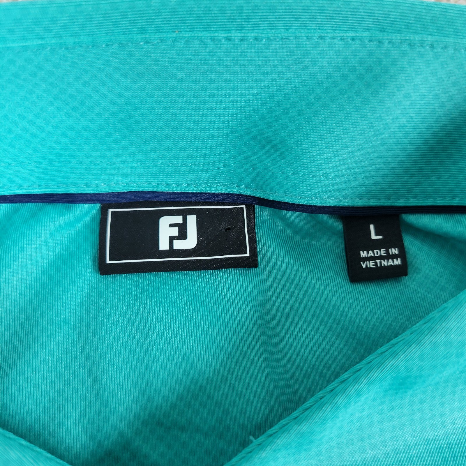 FootJoy Mens Large Solid Aqua Performance Stretch… - image 4
