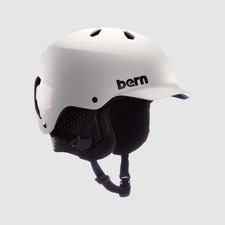 Bern Watts Classic Snow Helmet Matte White La...