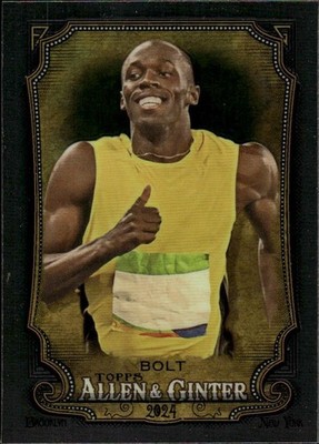 2024 Topps Allen & Ginter #208 Usain Bolt Chrome