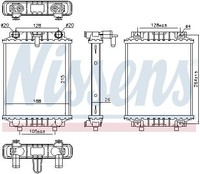Nissens KüHler, MotorküHlung 60372 FüR Audi Seat Skoda VW