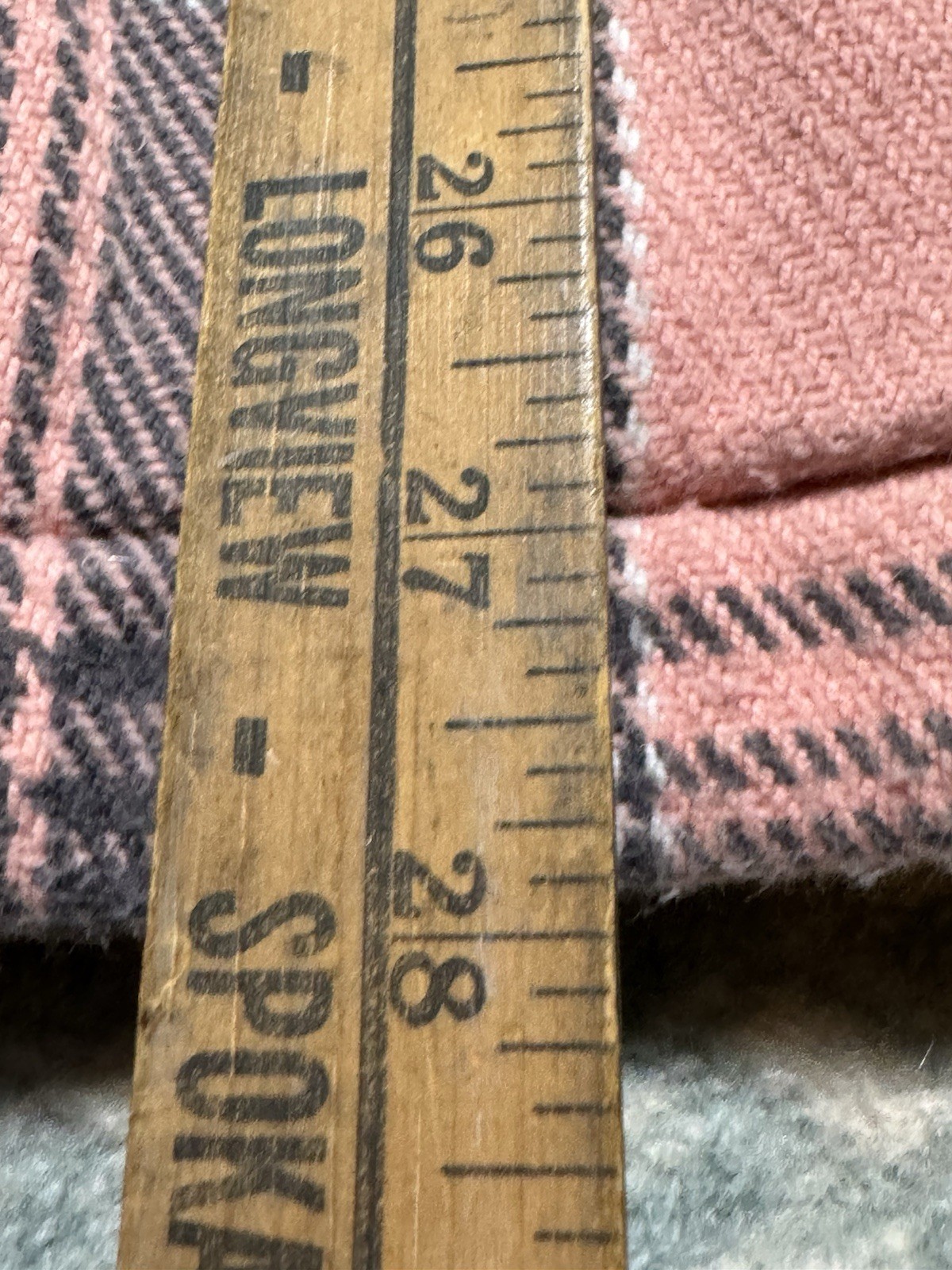 Outerknown Cloud Weave Jacket Shacket Pink Plaid … - image 8