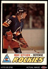 1977 O-Pee-Chee #267 Mike Kitchen Rockies-Hockey RC 4 - VG/EX