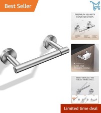 Toilet Paper Holder Stainless Steel Wall Mount Modern Rustproof Bathroom Decor