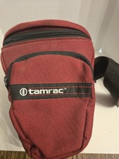 Tamrac Model 515 Compact Zoom Pack Holster Camera Bag Red Made in USA VG+