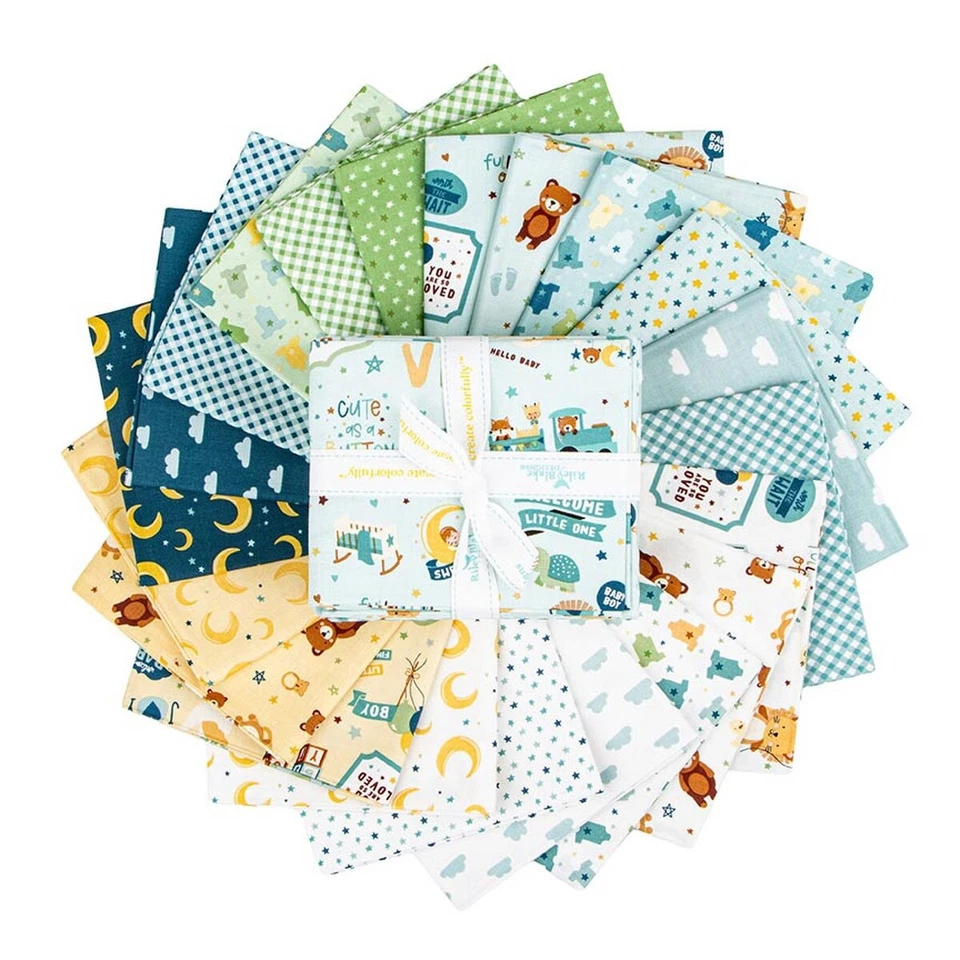Baby Boy Fat Quarter Bundle (21 pieces) for Riley Blake Designs, Baby Fabrics - Image 2 of 4