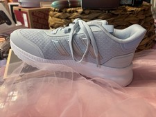 adidas X PLR Path Women's Athletic Shoes Halo Blue Silver Metallic Mesh Sz 6