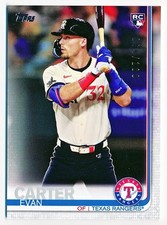 2024 Topps Transcendent Evan Carter Through The Years Rc #EC-2019 (004/100)