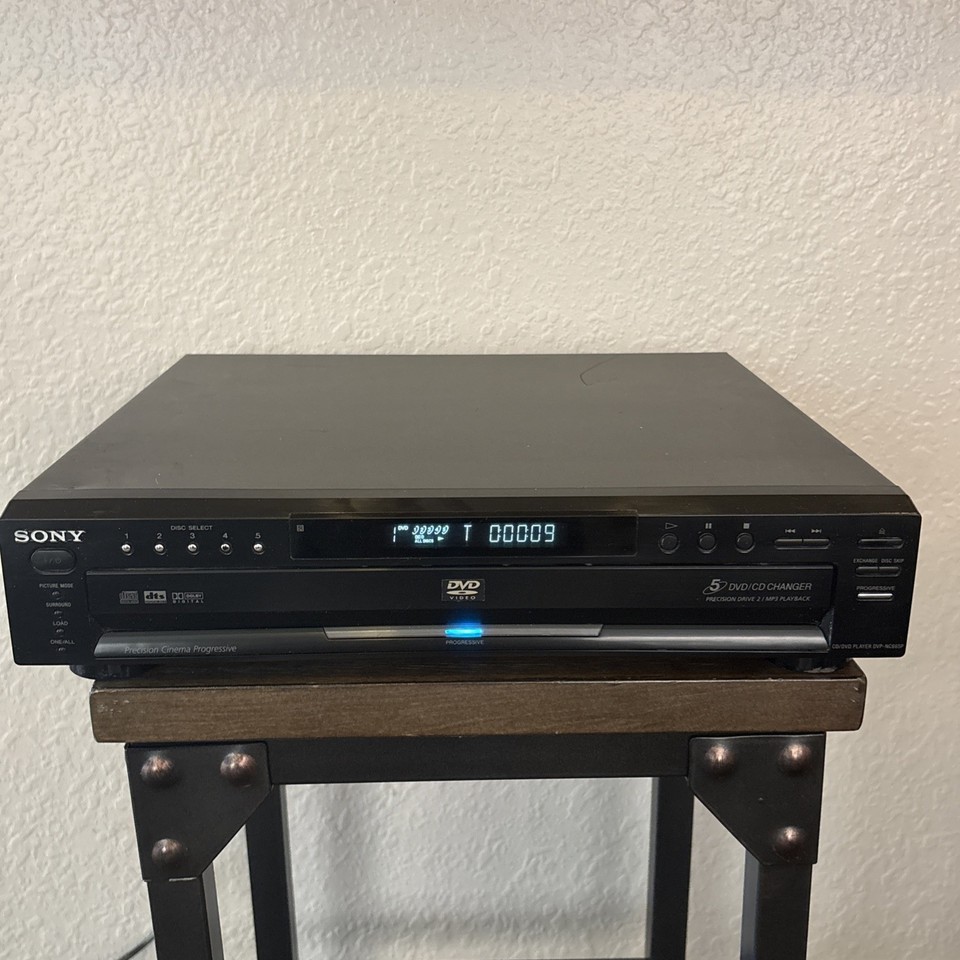 Sony DVP-NC665P 5 Disc DVD/CD Carousel Changer Player No Remote-Tested ...