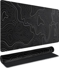 Large Gaming Mouse Pad, Waterproof Extra 31.5L x 15.7W inches, Black