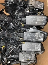 Lenovo 45W Yellow Square Tip AC Adapter Charger Genuine  Good/Working Lot of 46