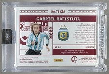 Gabriel Batistuta Soccer Autographed Sports Trading Cards