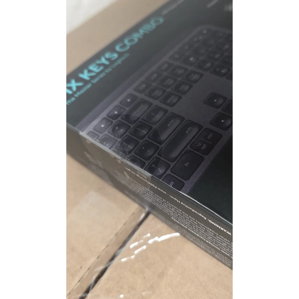 Logitech MX Keys Combo Performance Wireless Keyboard and Mouse 2S FACTORY SEALED - Image 3 of 4