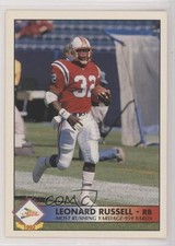 1992 Pacific Team Statistical Leaders Leonard Russell Irving Fryar #17 HOF k4g