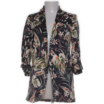 Zara Basic Collection, Blazer, Größe: XS, Schwarz/Mehrfarbig #ebG