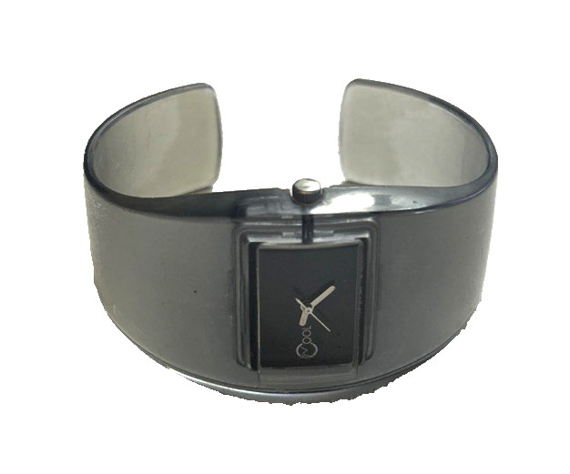 Cool Brand Watch Translucent Dk Gray Acrylic Band… - image 3