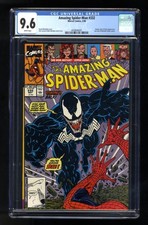 Amazing Spider-Man #332 CGC NM+ 9.6 White Pages Venom! Jay Leno Cameo!