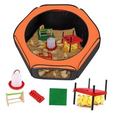 Brooder Box for Chick, 6-in-1 Chick Starter Kit, Chicken Brooder Tent Kit